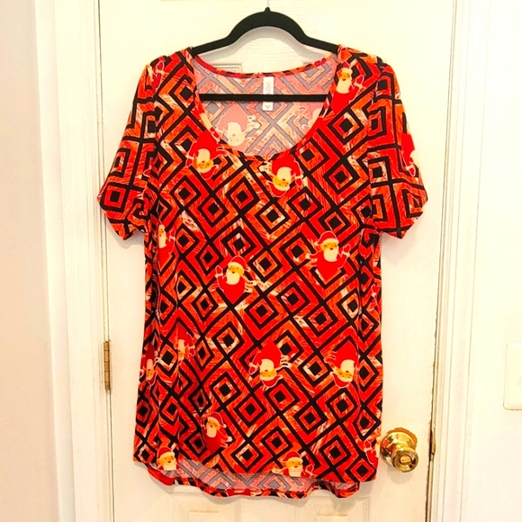 Lularoe Christmas Collection Classic Tee XL - Picture 1 of 8